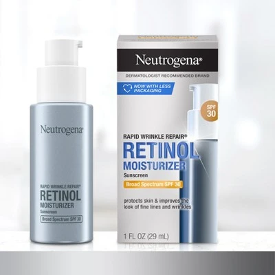 Neutrogena Rapid Wrinkle Repair Retinol Face & Neck With Hyaluronic Acid - SPF 30 - 1 Fl Oz 5 Neutrogena Rapid Wrinkle Repair Retinol Face & Neck With Hyaluronic Acid - SPF 30 - 1 Fl Oz - Image 3