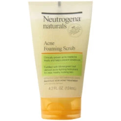 Neutrogena Naturals Acne Foaming Scrub, 4.2 Ounce
