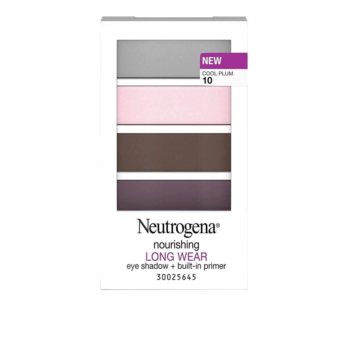 Neutrogena Nourishing Long Wear Eye Shadow + Built-In Eyelid Primer, 2-in-1 Eye Makeup With Vitamins And Skin-Nourishing Conditioners, 10 Cool Plum,.24 Oz 3 Neutrogena Nourishing Long Wear Eye Shadow + Built-In Eyelid Primer, 2-in-1 Eye Makeup With Vitamins And Skin-Nourishing Conditioners, 10 Cool Plum,.24 Oz