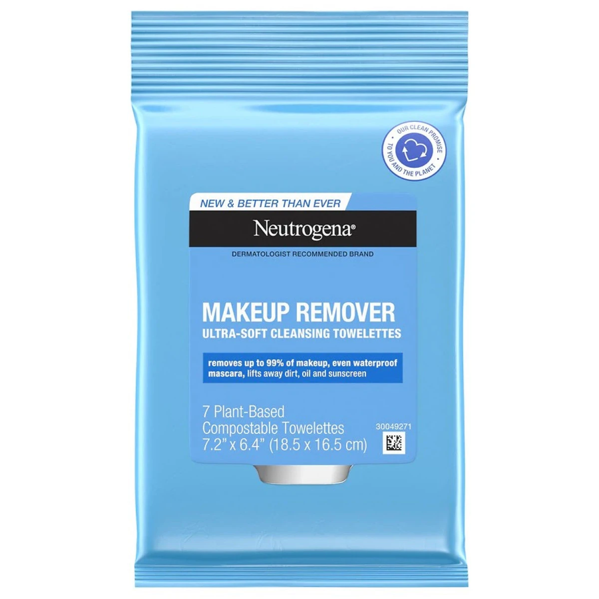 Neutrogena Makeup Remover Cleansing Towelettes, Travel Pack 3 Neutrogena Makeup Remover Cleansing Towelettes, Travel Pack