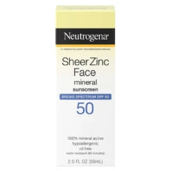 Neutrogena Sheer Zinc Dry-Touch Face Sunscreen With SPF 50